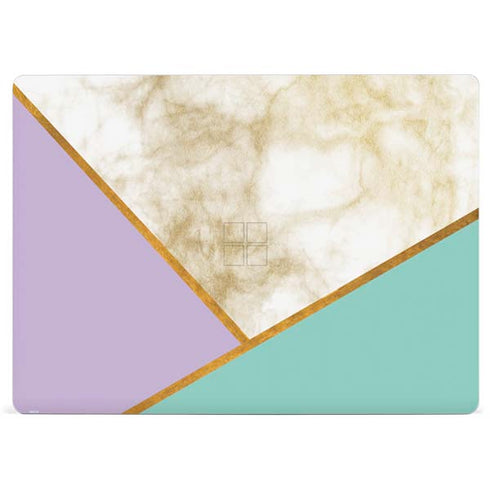 Angled Marble Surface Laptop 2 Skin